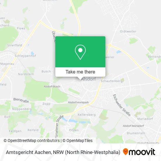 Карта Amtsgericht Aachen