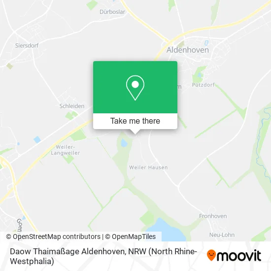 Карта Daow Thaimaßage Aldenhoven