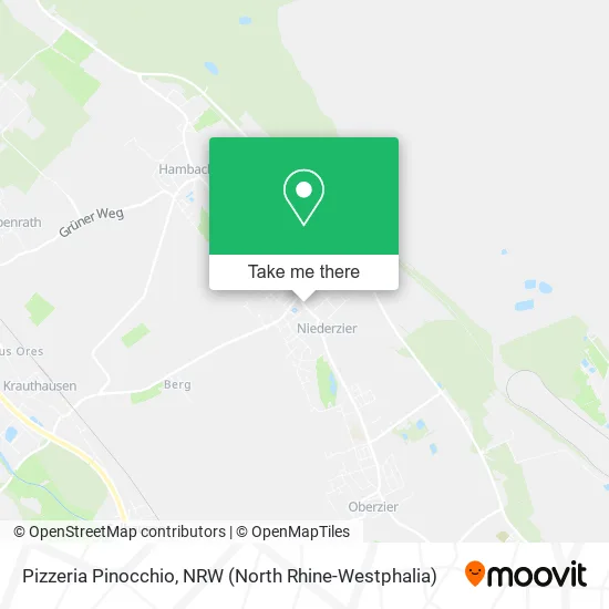 Карта Pizzeria Pinocchio