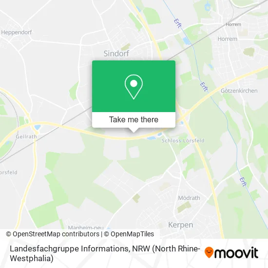 Карта Landesfachgruppe Informations