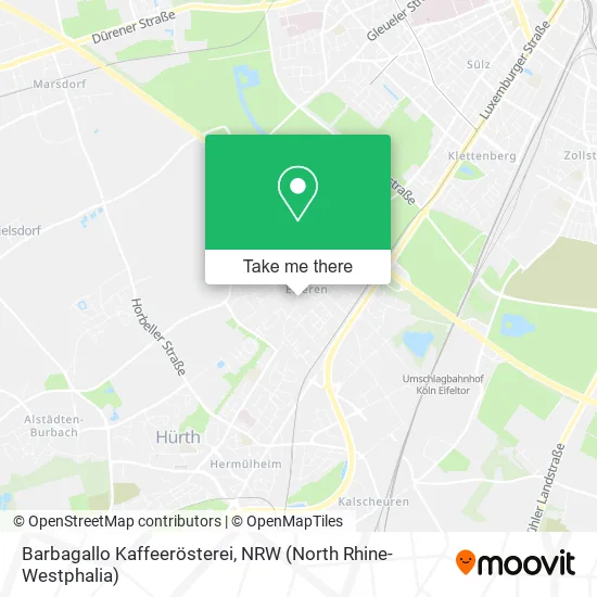 Карта Barbagallo Kaffeerösterei