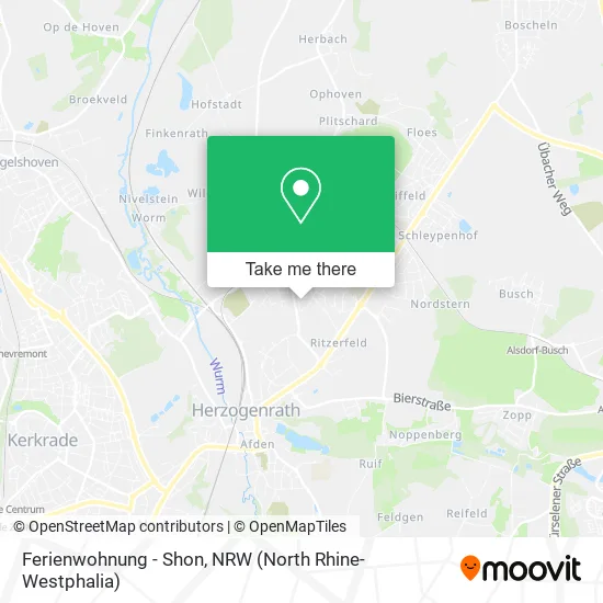 Карта Ferienwohnung - Shon