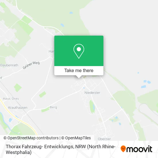 Карта Thorax Fahrzeug- Entwicklungs