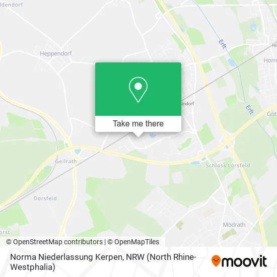 Карта Norma Niederlassung Kerpen
