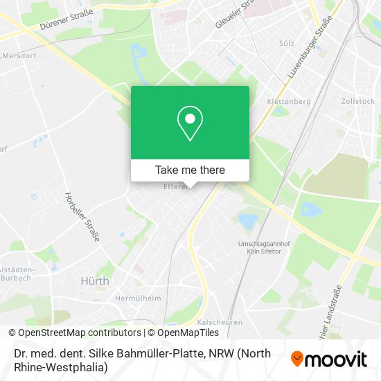 Dr. med. dent. Silke Bahmüller-Platte map