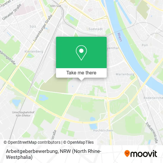 Карта Arbeitgeberbewerbung