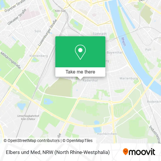 Карта Elbers und Med