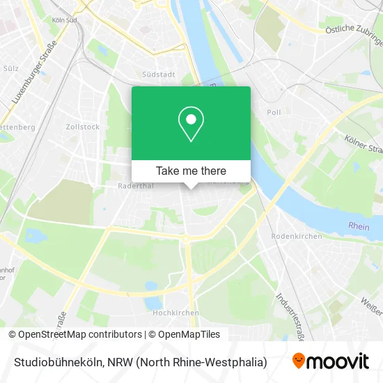 Карта Studiobühneköln