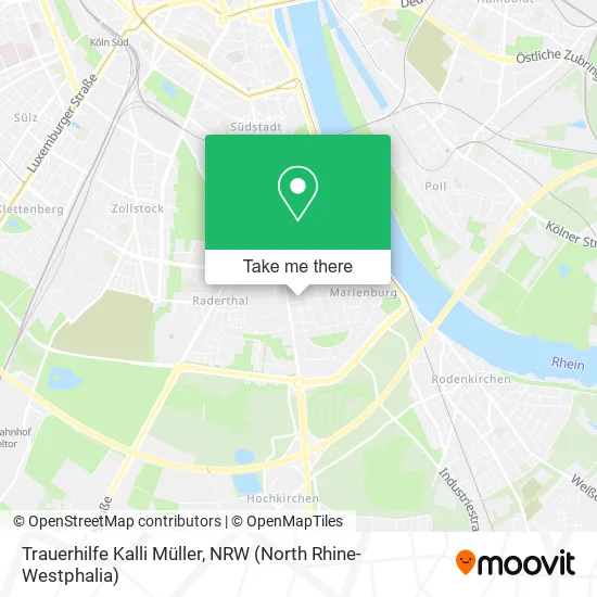 Карта Trauerhilfe Kalli Müller