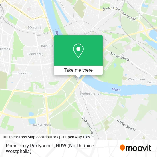 Карта Rhein Roxy Partyschiff