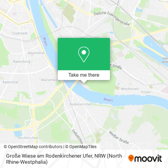Карта Große Wiese am Rodenkirchener Ufer