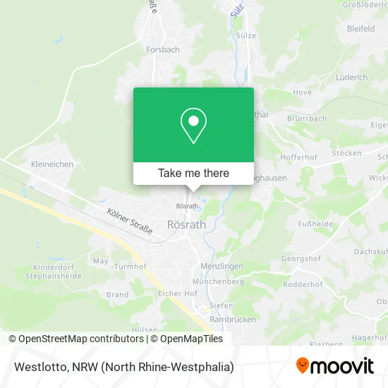 Westlotto map