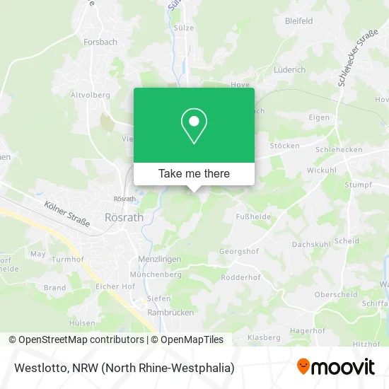 Westlotto map