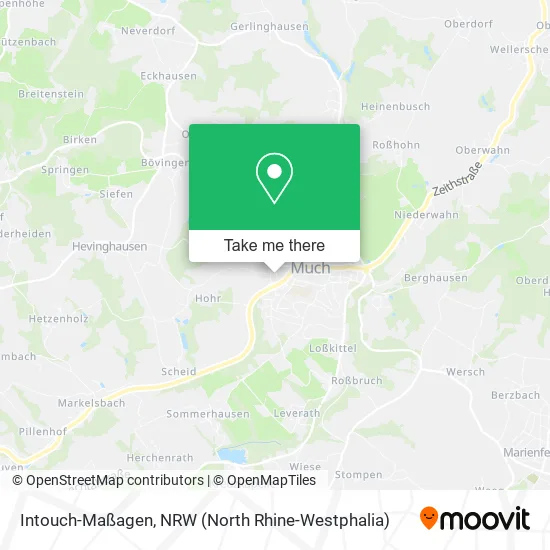 Карта Intouch-Maßagen