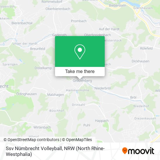 Ssv Nümbrecht Volleyball map