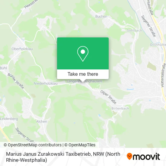 Карта Marius Janus Zurakowski Taxibetrieb