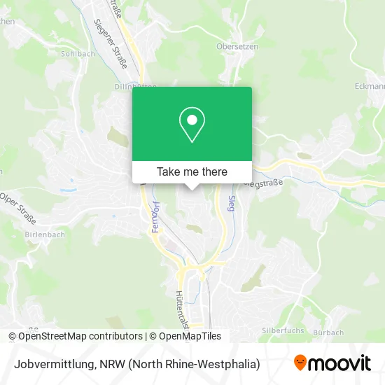 Карта Jobvermittlung