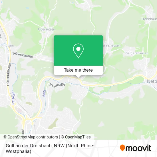 Grill an der Dreisbach map