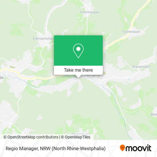 Карта Regio Manager