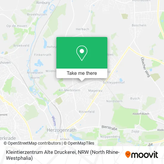 Карта Kleintierzentrum Alte Druckerei