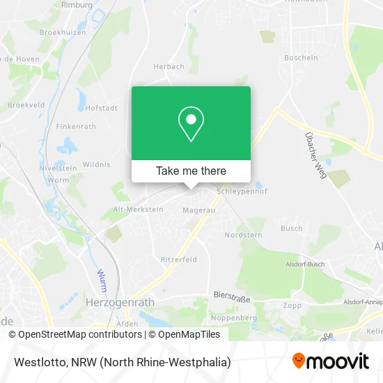 Карта Westlotto