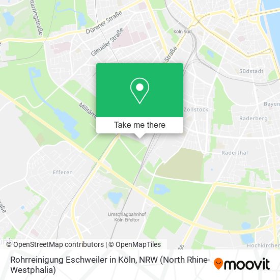 Rohrreinigung Eschweiler in Köln map