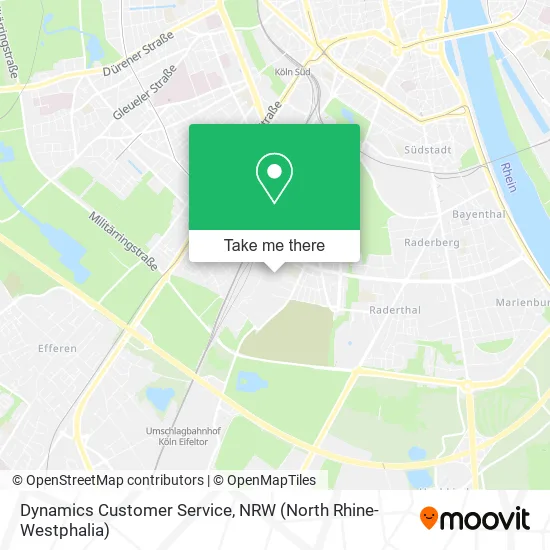 Карта Dynamics Customer Service
