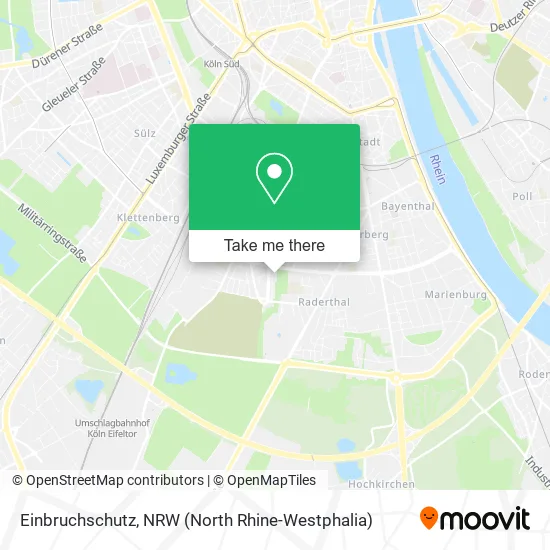 Карта Einbruchschutz