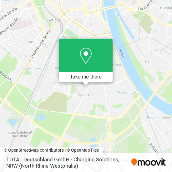 Карта TOTAL Deutschland GmbH - Charging Solutions