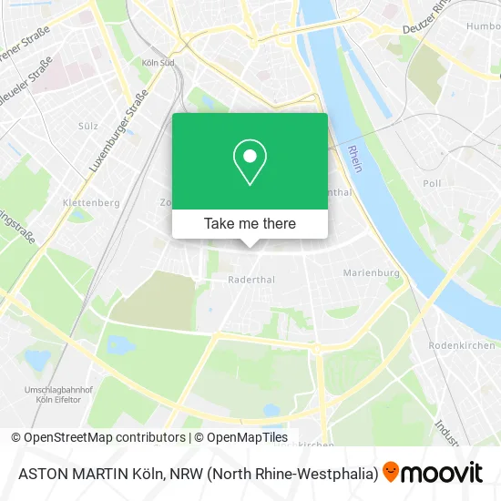 Карта ASTON MARTIN Köln