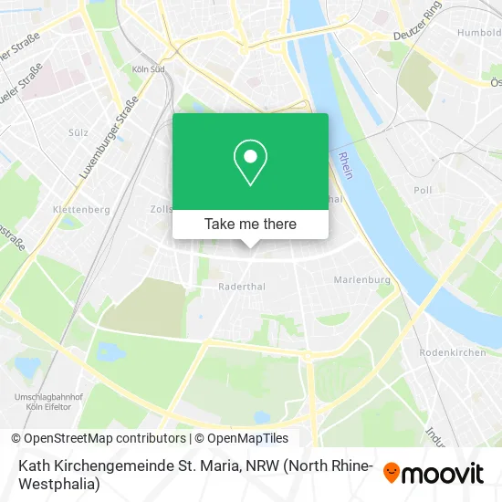 Kath Kirchengemeinde St. Maria map