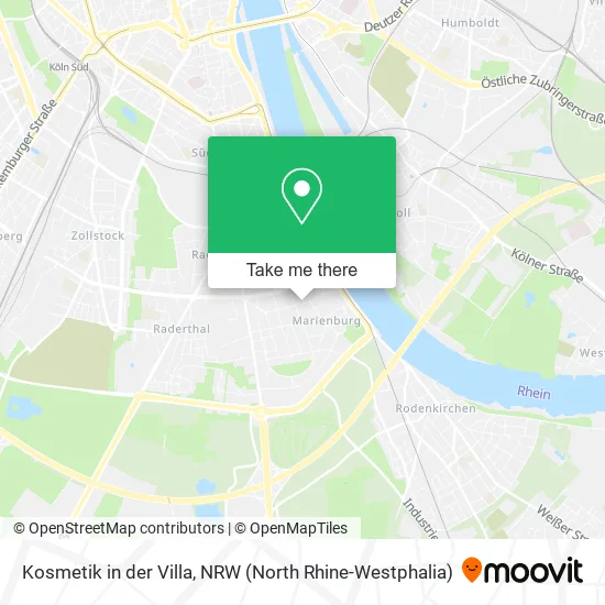 Карта Kosmetik in der Villa