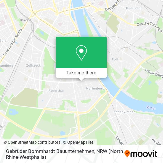 Gebrüder Bommhardt Bauunternehmen map
