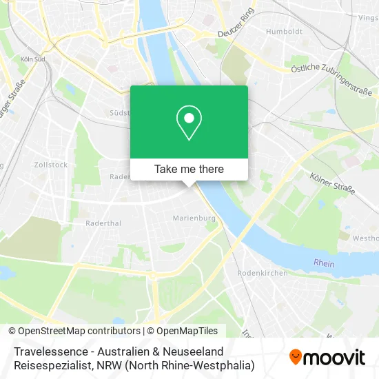 Карта Travelessence - Australien & Neuseeland Reisespezialist