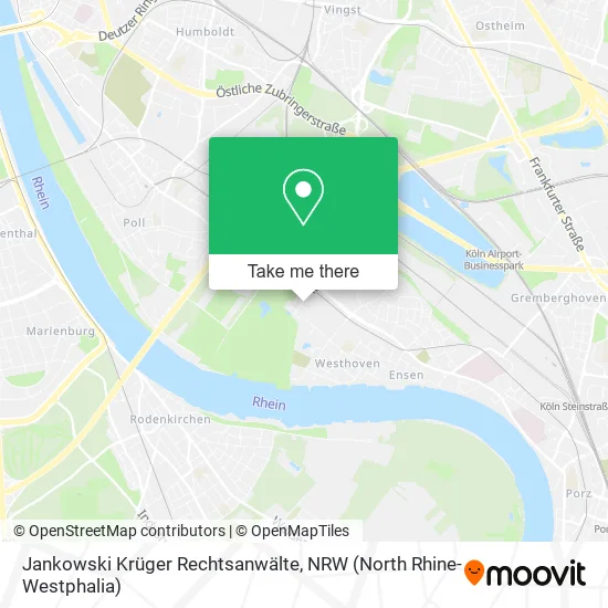 Карта Jankowski Krüger Rechtsanwälte