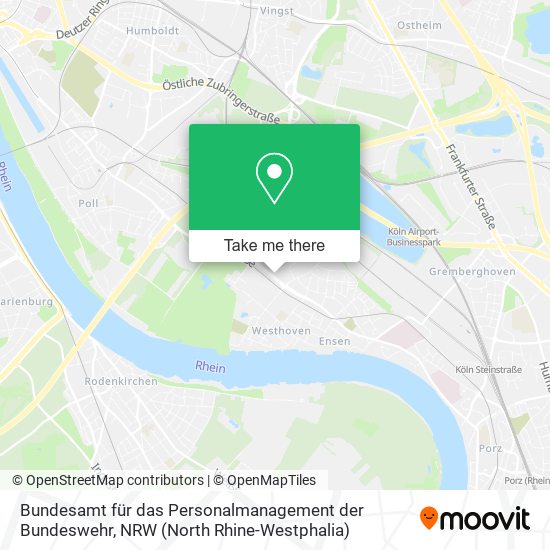 Bundesamt für das Personalmanagement der Bundeswehr map