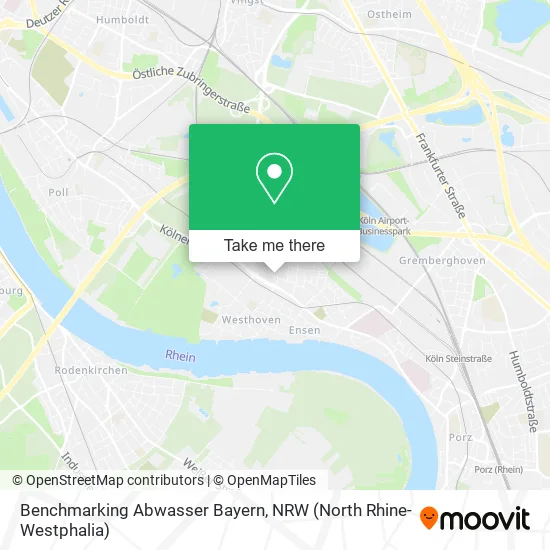 Карта Benchmarking Abwasser Bayern