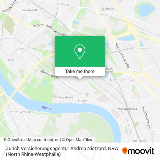 Zurich Versicherungsagentur Andrea Nietzard map