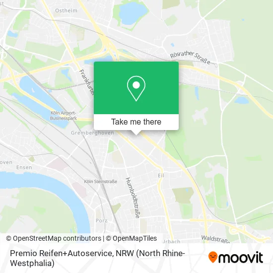 Карта Premio Reifen+Autoservice