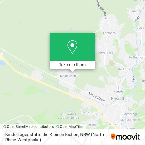 Kindertagesstätte die Kleinen Eichen map