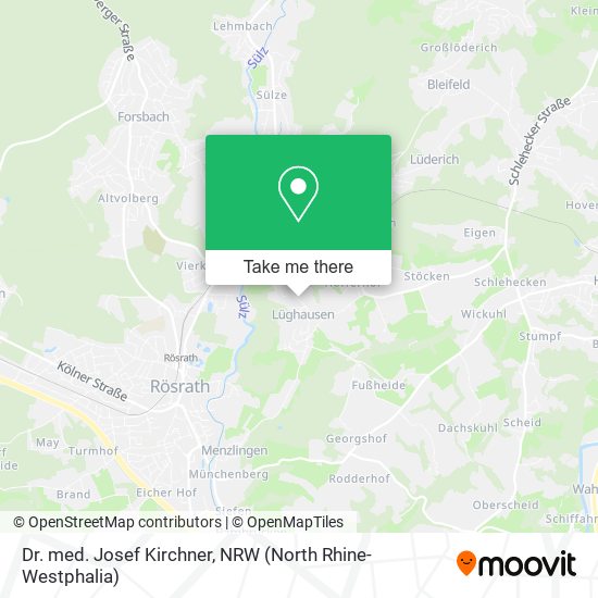 Dr. med. Josef Kirchner map
