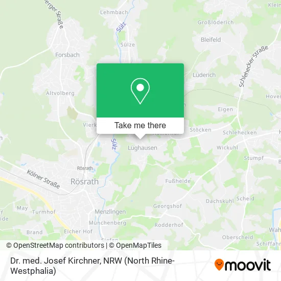Карта Dr. med. Josef Kirchner