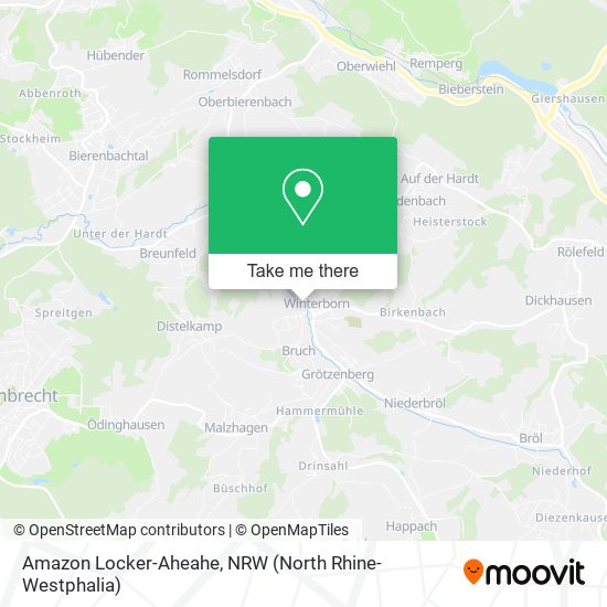 Amazon Locker-Aheahe map