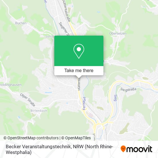 Becker Veranstaltungstechnik map