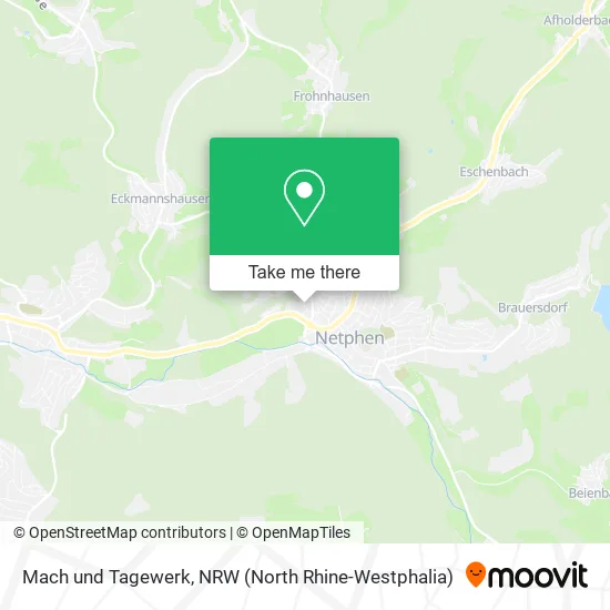Карта Mach und Tagewerk