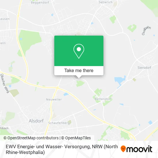 Карта EWV Energie- und Wasser- Versorgung