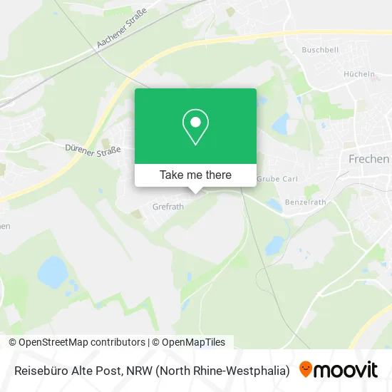 Карта Reisebüro Alte Post