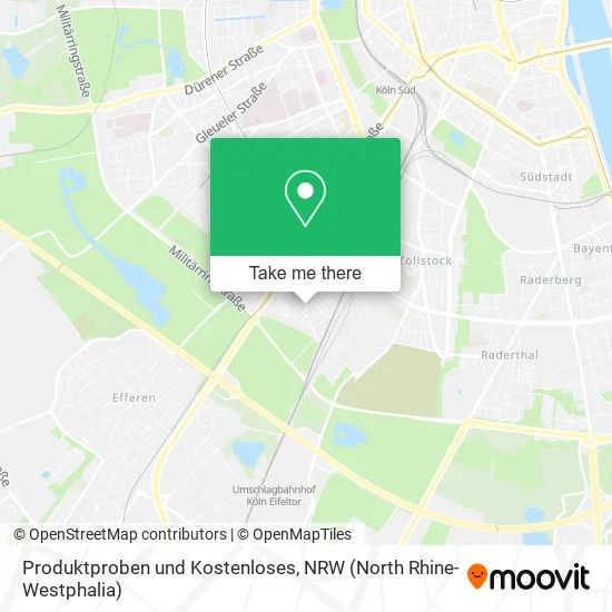 Карта Produktproben und Kostenloses