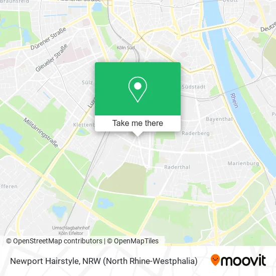 Карта Newport Hairstyle