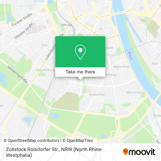Zollstock Roisdorfer Str. map